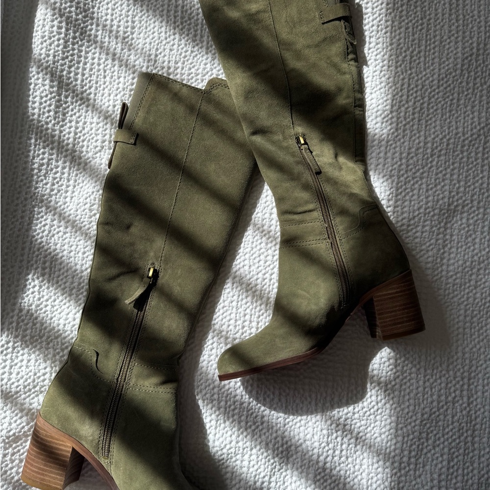 Franco Sarto Knee-High Suede Boots